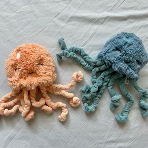 Slumberkins Jellyfish Coral & Blue EUC